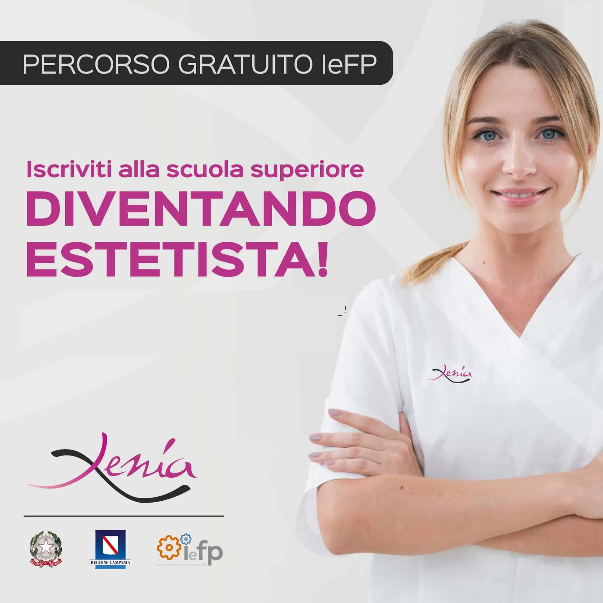 Studenti durante una lezione pratica del percorso IeFP Xenia